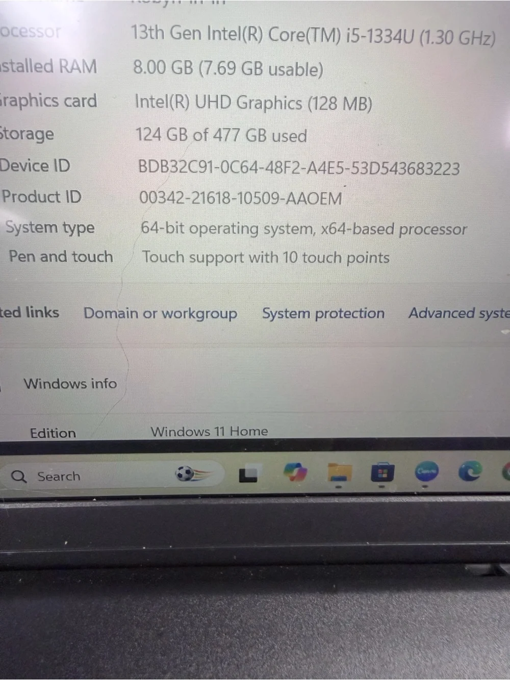 Dell Matte Gray Laptop Top - Professional Notebook-barely used